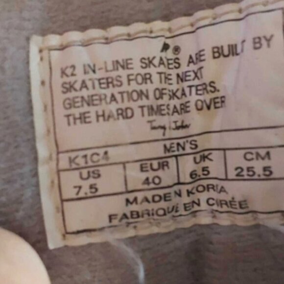 K2 Roller Blades 9.5 - Picture 6 of 7